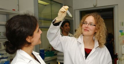 researcher in a lab