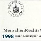1998 – Foundation: Publication Exchange Department turns into Publication Department for the faculties and institutes of Potsdam University; professionalization of scientific publishing: so called “grey literature” becomes books and series – including ISSN/ISBN; media printed in the university’s printing office