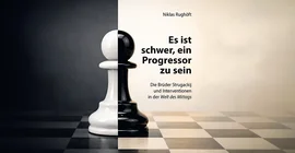 Schachfigur, die zur Hälfte schwarz und zur Hälfte weiß ist. Nebenstehend ist der Titel der Publikation.