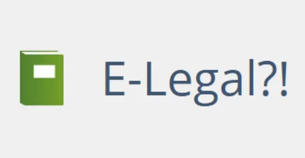 E-Legal?! und Buch